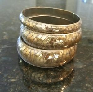 Bangle bracelets...bundle 3 for $15☆